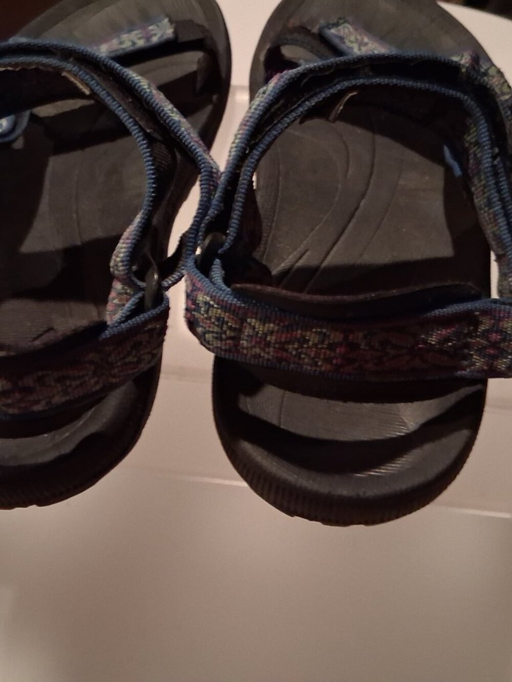Teva Women’s Size 7 Multicolor Sport Hiking Sandals Adjustable Straps 6471 Boho - Picture 4 of 10